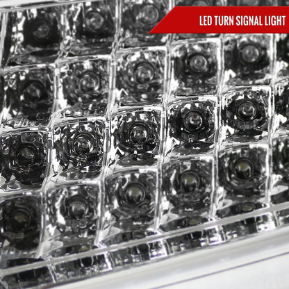 2005-2008 Porsche 911 997 / 2007-2009 911 997 GT3 LED Tail Lights (Chrome Housing/Clear Lens)