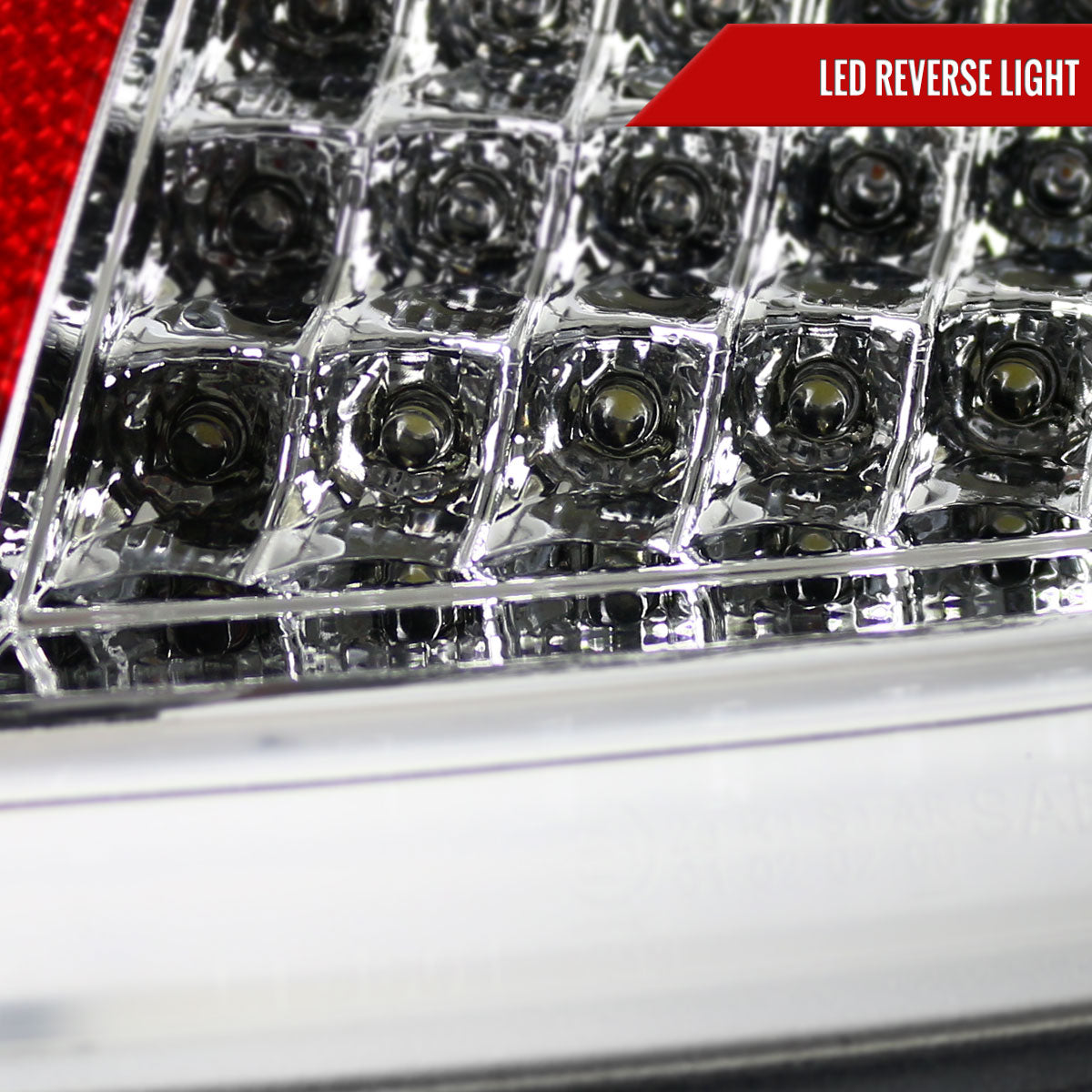 2005-2008 Porsche 911 997 / 2007-2009 911 997 GT3 LED Tail Lights (Chrome Housing/Clear Lens)