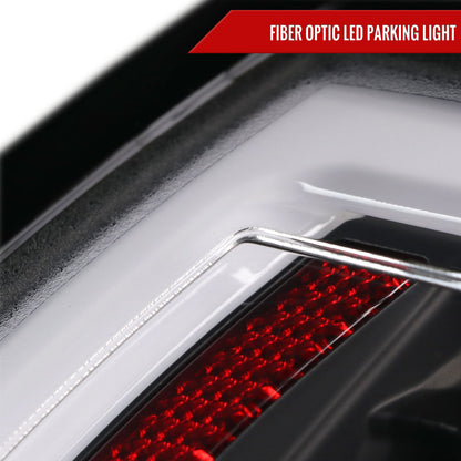 2005-2008 Porsche 911 997 Carrera / 2007-2009 911 997 GT3 LED Tail Lights (Matte Black Housing/Clear Lens)