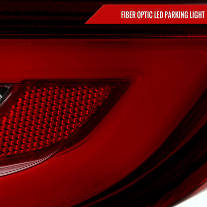 2005-2008 Porsche 911 997 Carrera / 2007-2009 911 997 GT3 LED Tail Lights (Chrome Housing/Red Lens)