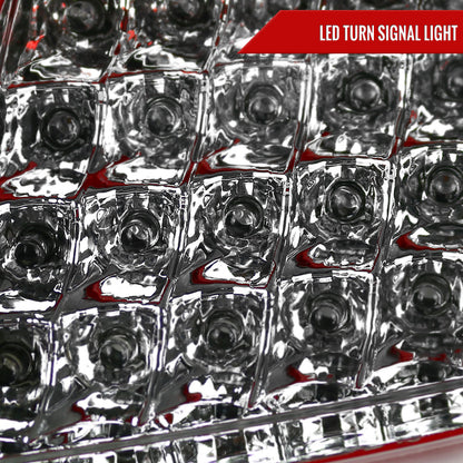 2005-2008 Porsche 911 997 Carrera / 2007-2009 911 997 GT3 LED Tail Lights (Chrome Housing/Red Lens)