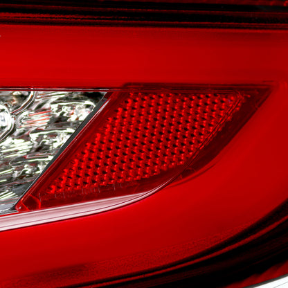 2005-2008 Porsche 911 997 Carrera / 2007-2009 911 997 GT3 LED Tail Lights (Chrome Housing/Red Lens)