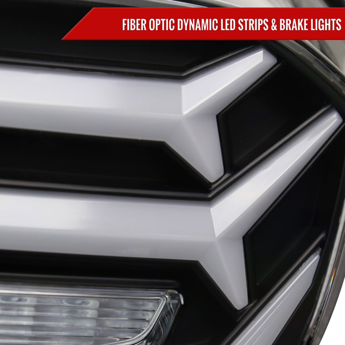 2018-2022 Honda Accord Sedan LED Sequential Signal Tail Lights (Matte Black Housing/Clear Lens)