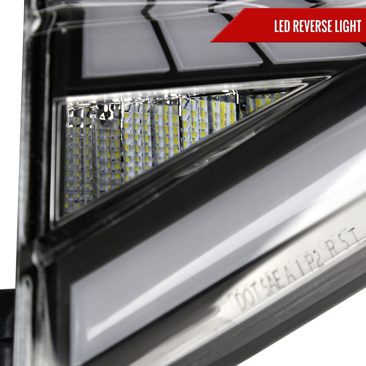 2018-2022 Honda Accord Sedan SQ2 LED Sequential Signal Tail Lights (Matte Black Housing/Clear Lens)