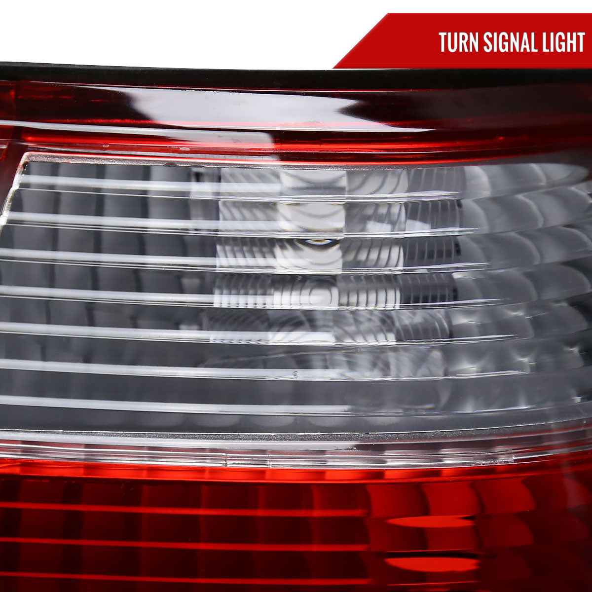 1998-2000 Honda Accord Sedan Red/Clear Tail Lights