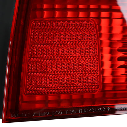 1998-2000 Honda Accord Sedan Red/Clear Tail Lights