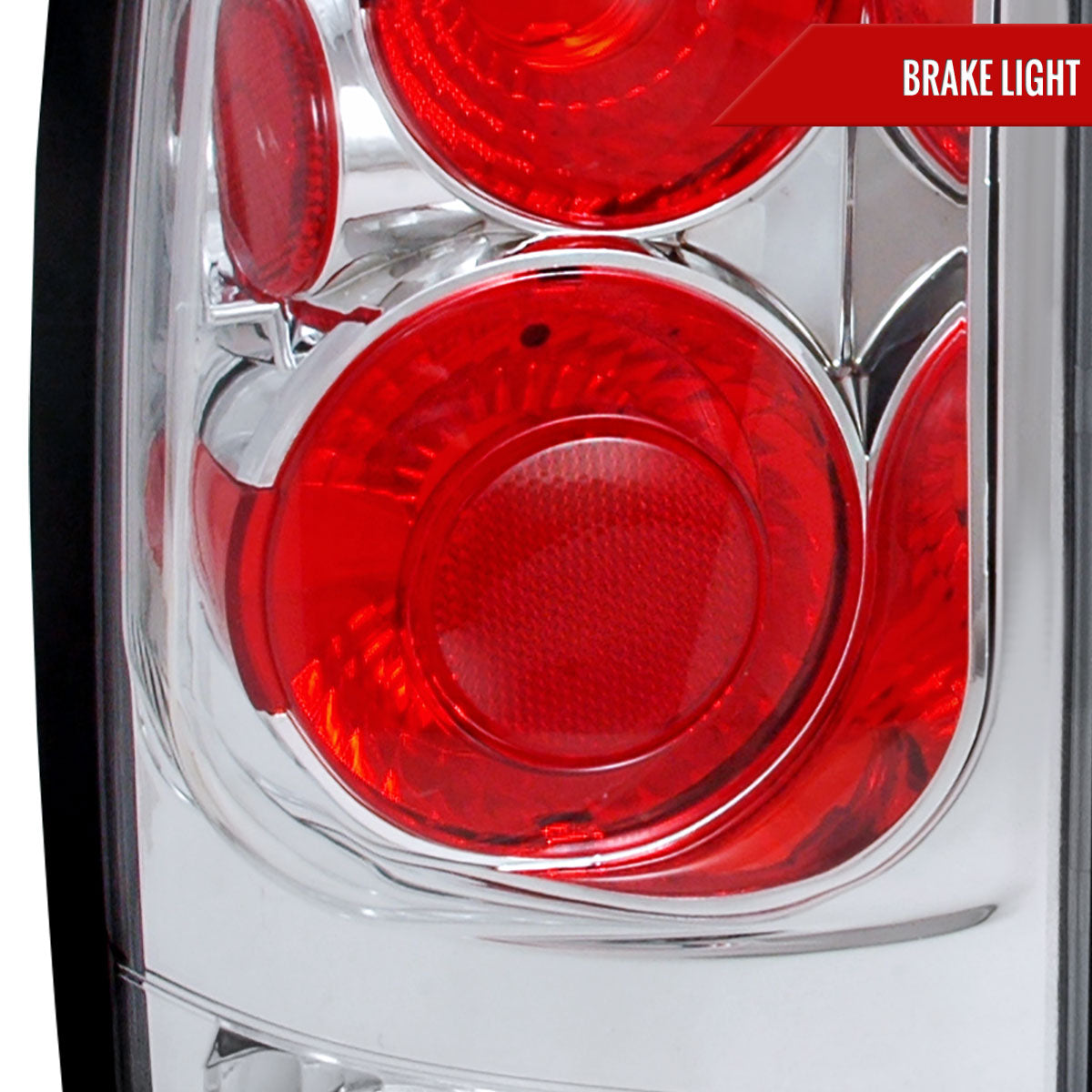 2005-2015 Nissan Armada Tail Lights (Chrome Housing/Clear Lens)