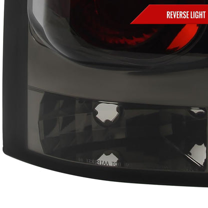 2005-2015 Nissan Armada Tail Lights (Chrome Housing/Smoked Lens)