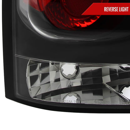 2005-2015 Nissan Armada Tail Lights (Matte Black Housing/Clear Lens)