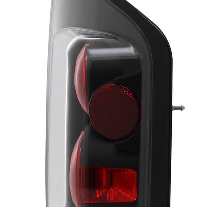 2005-2015 Nissan Armada Tail Lights (Matte Black Housing/Clear Lens)