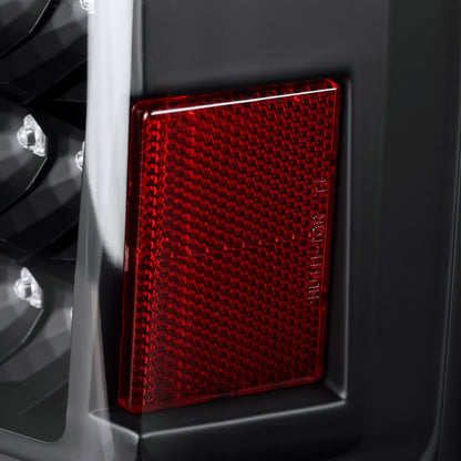 2005-2015 Nissan Armada V2 LED Tail Lights (Matte Black Housing/Clear Lens)