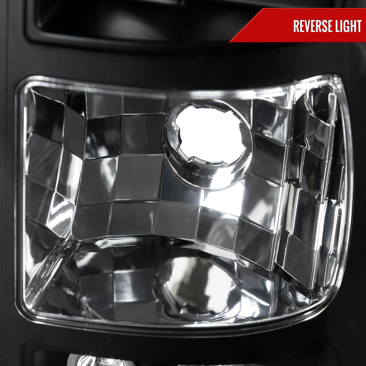 2007-2012 Chevrolet Avalanche LED Tail Lights (Matte Black Housing/Clear Lens)