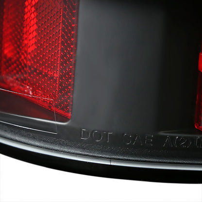 2007-2012 Chevrolet Avalanche LED Tail Lights (Matte Black Housing/Clear Lens)