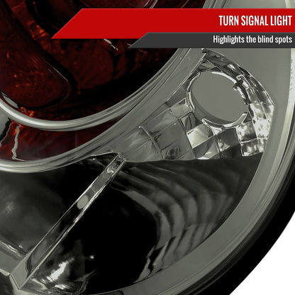 1998-2005 Volkswagen Beetle Tail Lights (Chrome Housing/Smoked Lens)