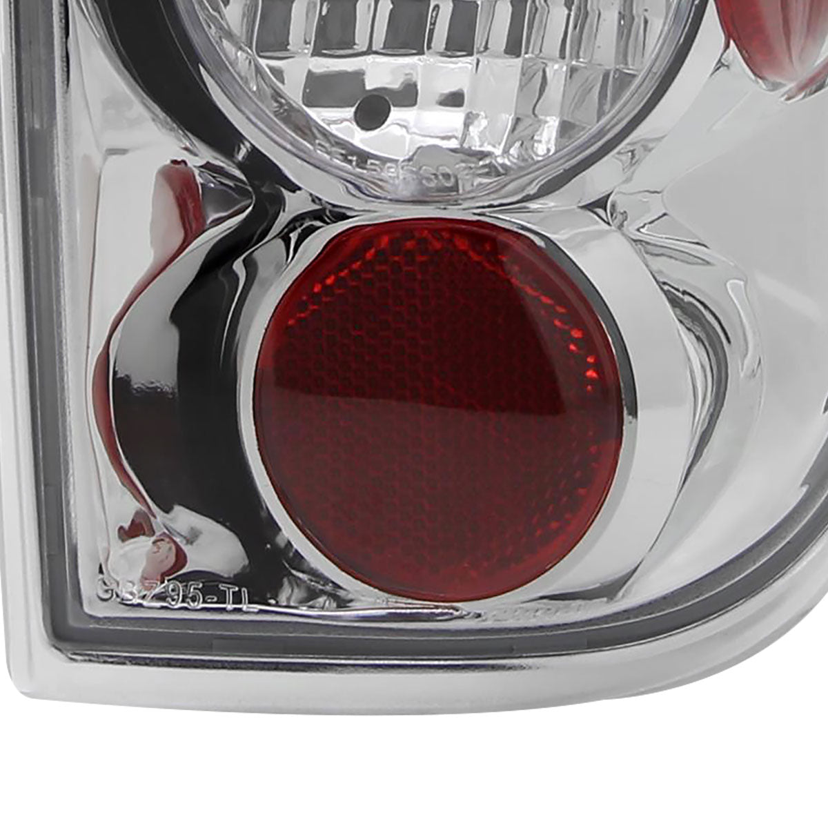 1995-2004 Chevrolet Blazer/S10 GMC Jimmy/Envoy Oldmosbile Bravada Tail Lights (Chrome Housing/Clear Lens)
