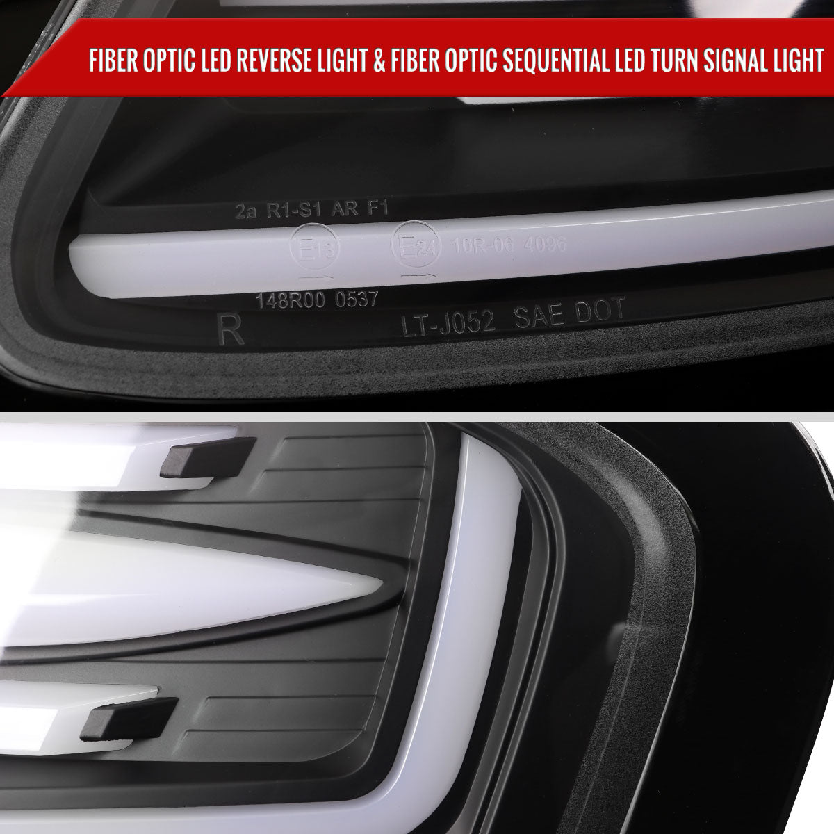1997-2004 Porsche Boxster 986 LED Sequential Tail Lights (Matte Black Housing/Clear Lens)