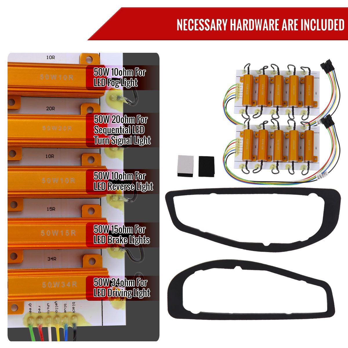 1997-2004 Porsche Boxster 986 LED Sequential Tail Lights (Matte Black Housing/Clear Lens)