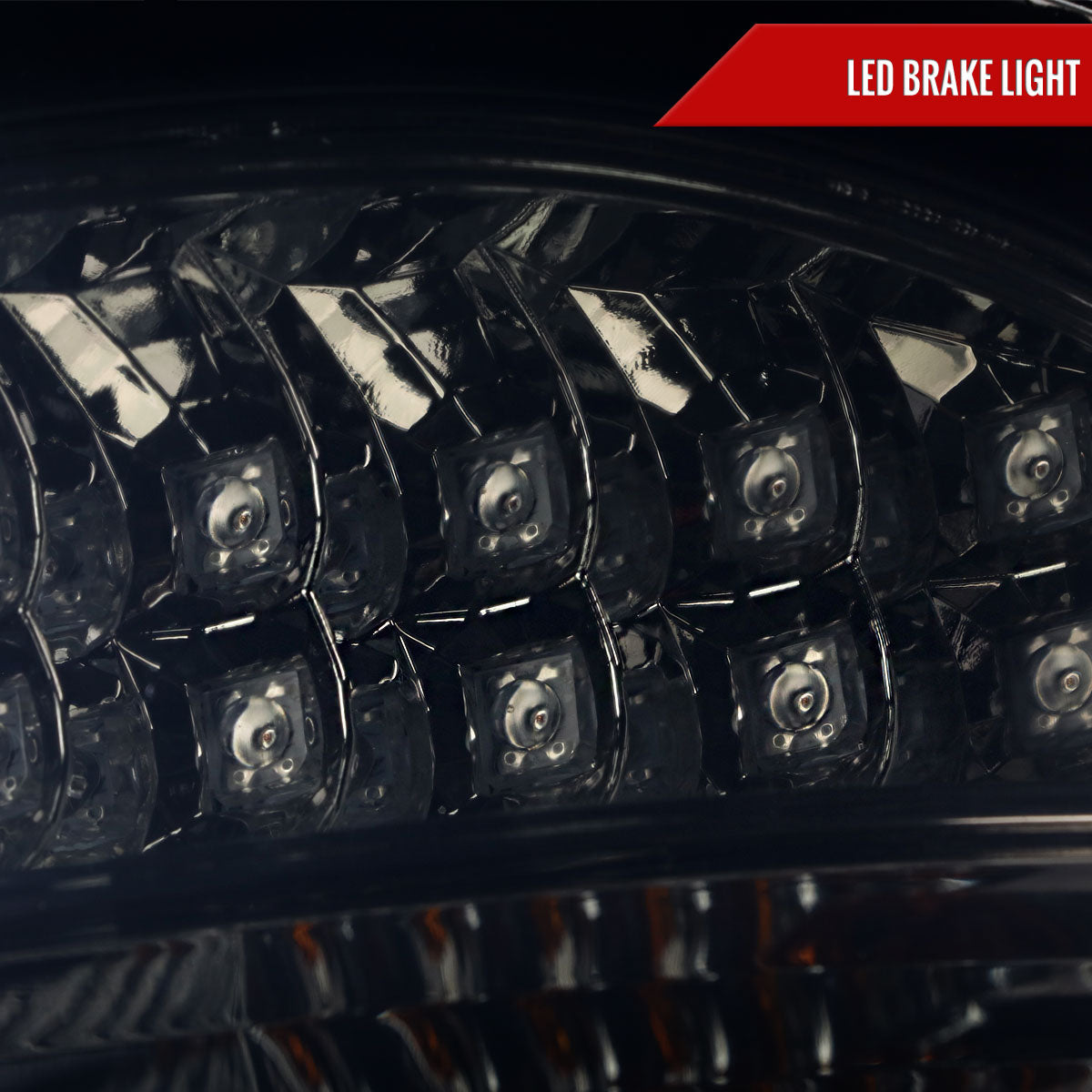 1998-2005 Mercedes Benz W163 M Class LED Tail Lights (Chrome Housing/Smoked Lens)