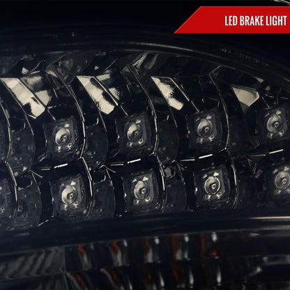 1998-2005 Mercedes Benz W163 M Class LED Tail Lights (Chrome Housing/Smoked Lens)