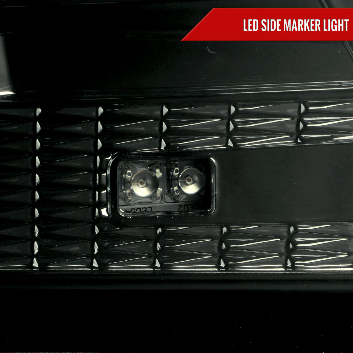 1998-2005 Mercedes Benz W163 M Class LED Tail Lights (Chrome Housing/Smoked Lens)