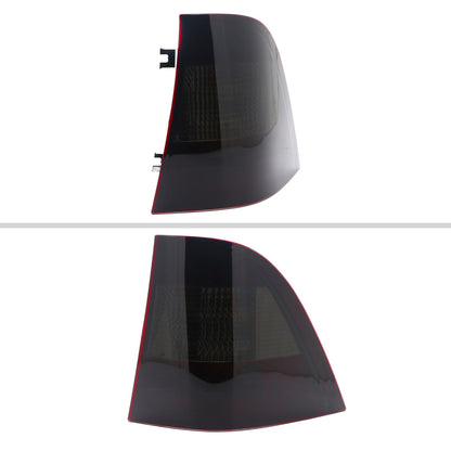 1998-2005 Mercedes Benz W163 M Class LED Tail Lights (Chrome Housing/Red Smoked Lens)