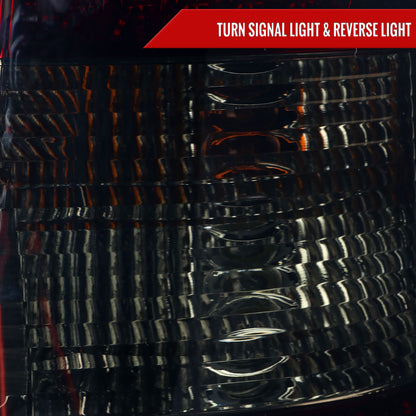 1998-2005 Mercedes Benz W163 M Class LED Tail Lights (Chrome Housing/Red Smoked Lens)