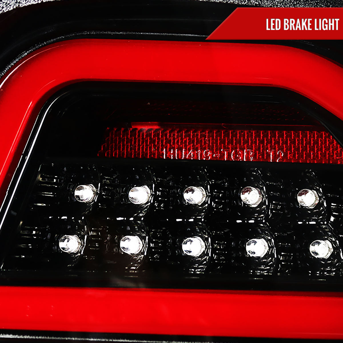 2006-2011 Mercedes Benz W164 ML Class LED Tail Lights (Jet Black Housing/Clear Lens)