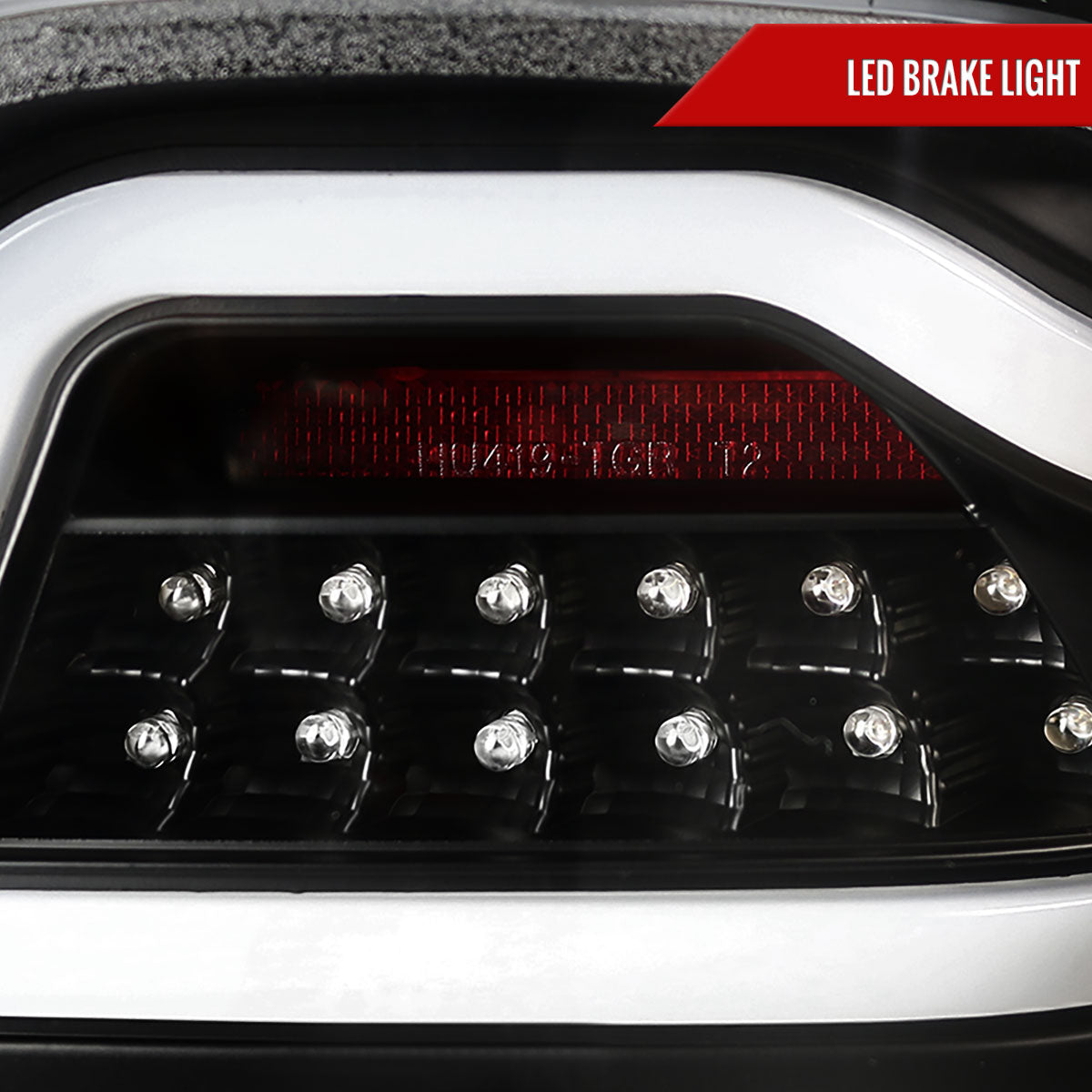 2006-2011 Mercedes Benz W164 ML Class LED Tail Lights (Matte Black Housing/Clear Lens)