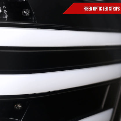 2006-2011 Mercedes Benz W164 ML Class LED Tail Lights (Matte Black Housing/Clear Lens)