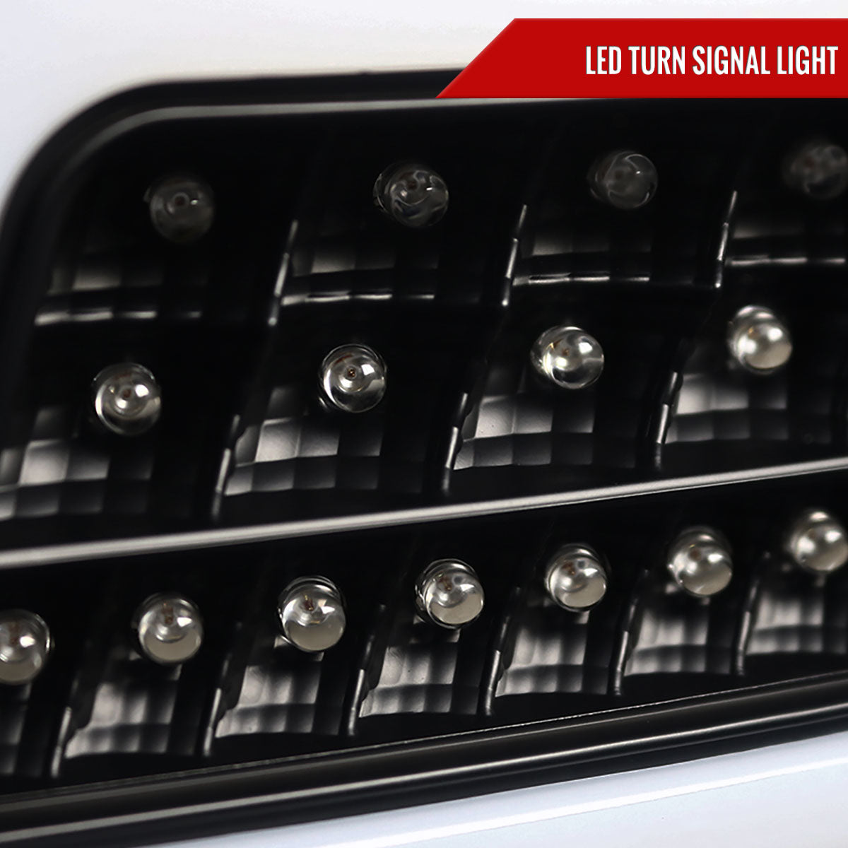 2006-2011 Mercedes Benz W164 ML Class LED Tail Lights (Matte Black Housing/Clear Lens)