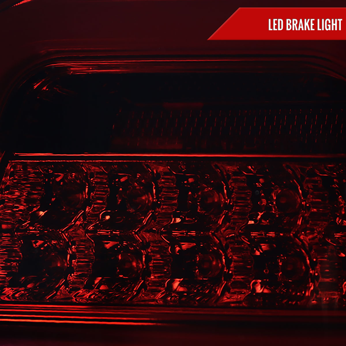 2006-2011 Mercedes Benz W164 ML Class LED Tail Lights (Chrome Housing/Red Smoked Lens)