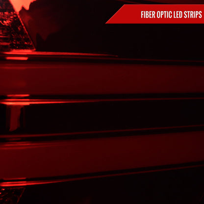 2006-2011 Mercedes Benz W164 ML Class LED Tail Lights (Chrome Housing/Red Smoked Lens)