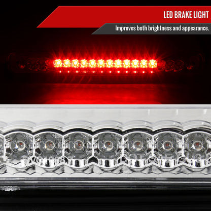 1994-2000 Chevrolet GMC C/K LED 3rd Brake Light (Chrome Housing/Clear Lens)
