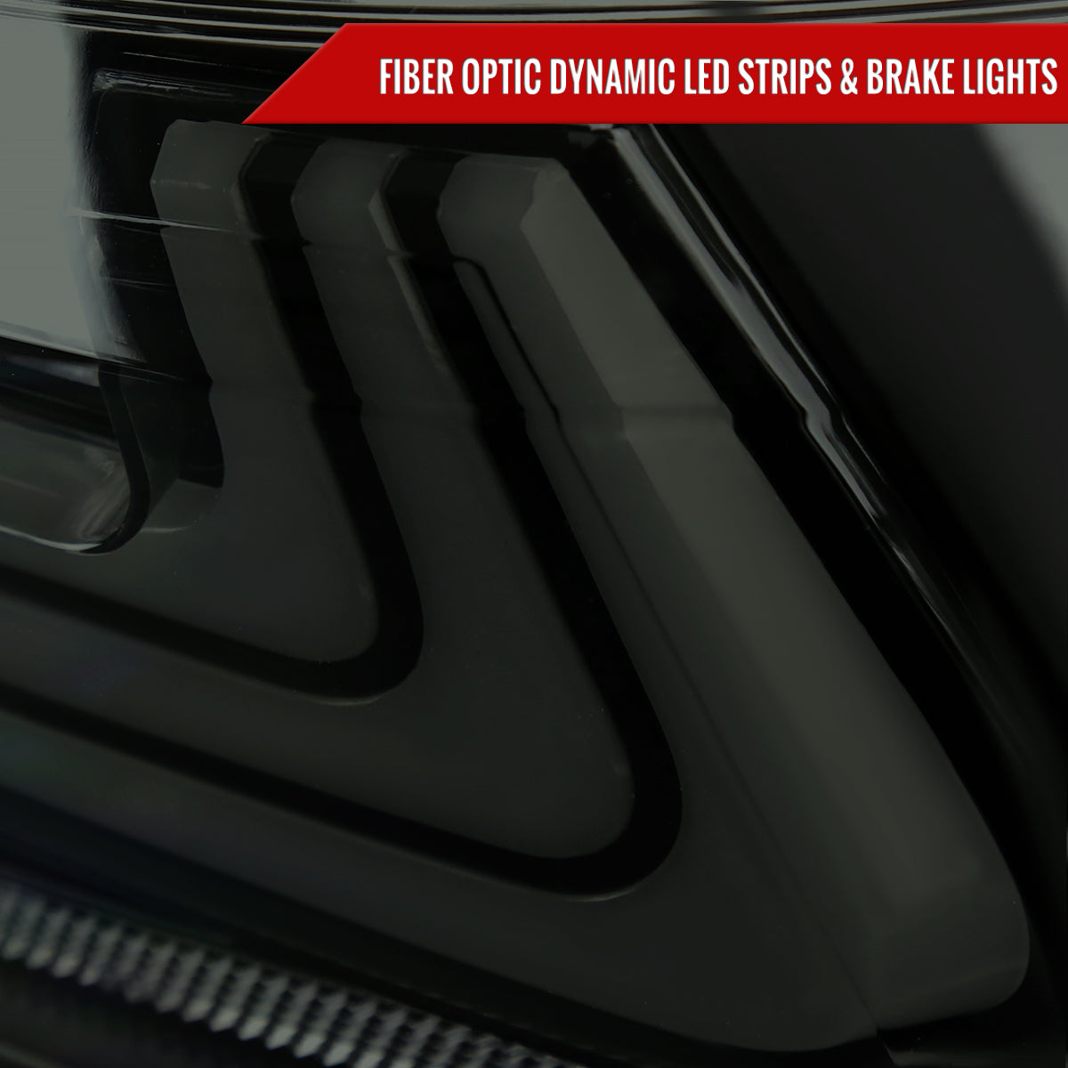 2018-2022 Toyota Camry LED Tail Lights w/ Sequential Signal Lamps (Matte Black Housing/Smoked Lens)