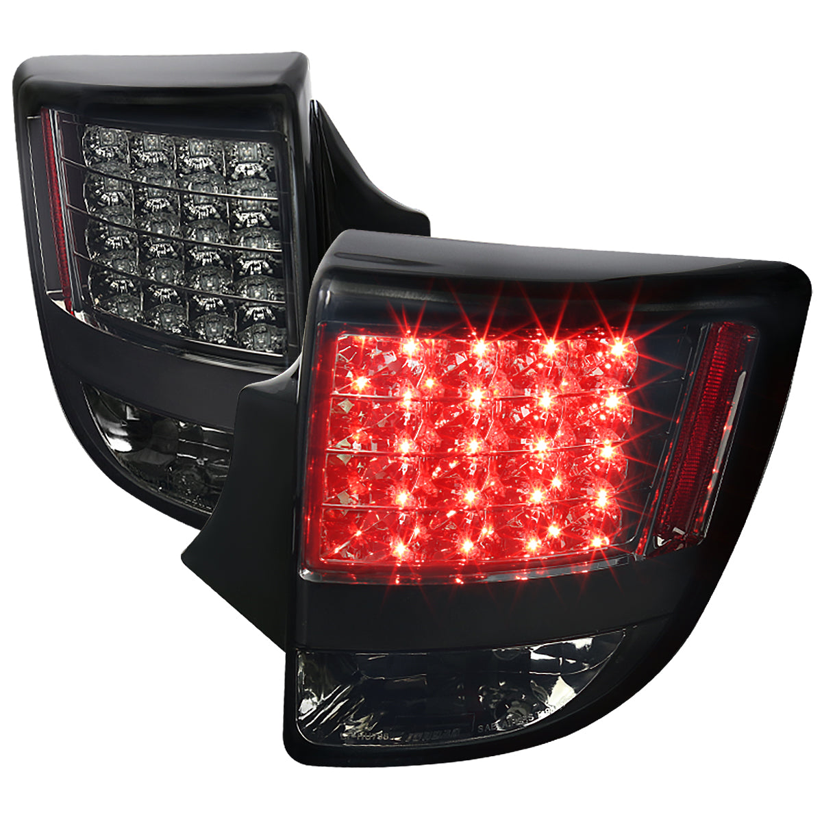 2000-2005 Toyota Celica LED Tail Lights (Chrome Housing/Smoked Lens)