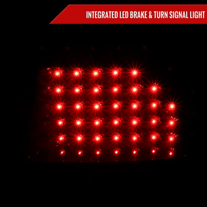 2005-2010 Dodge Charger LED Tail Lights (Glossy Black Housing/Smoked Lens)