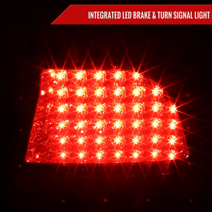 2005-2010 Dodge Charger LED Tail Lights (Chrome Housing/Smoked Lens)