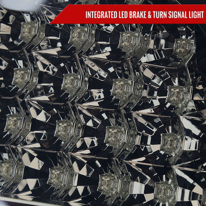 2005-2010 Dodge Charger LED Tail Lights (Chrome Housing/Smoked Lens)