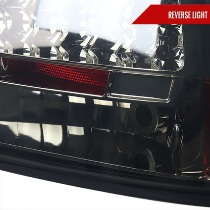 2005-2010 Dodge Charger LED Tail Lights (Chrome Housing/Smoked Lens)