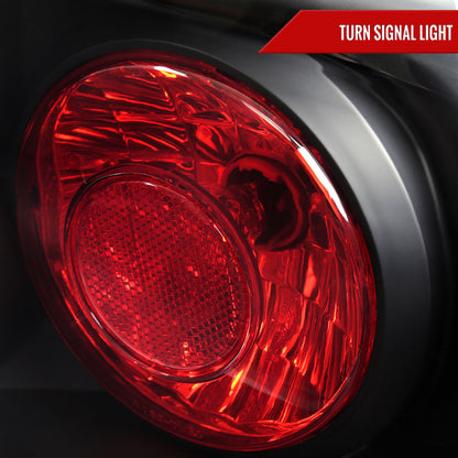 2005-2010 Dodge Charger Tail Lights (Matte Black Housing/Clear Lens)