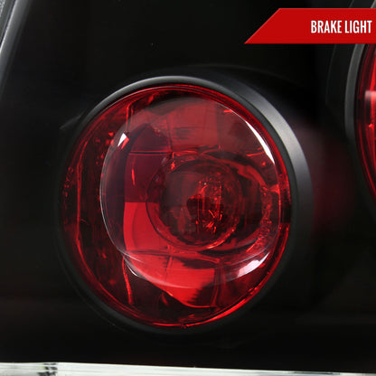 2005-2010 Dodge Charger Tail Lights (Matte Black Housing/Clear Lens)