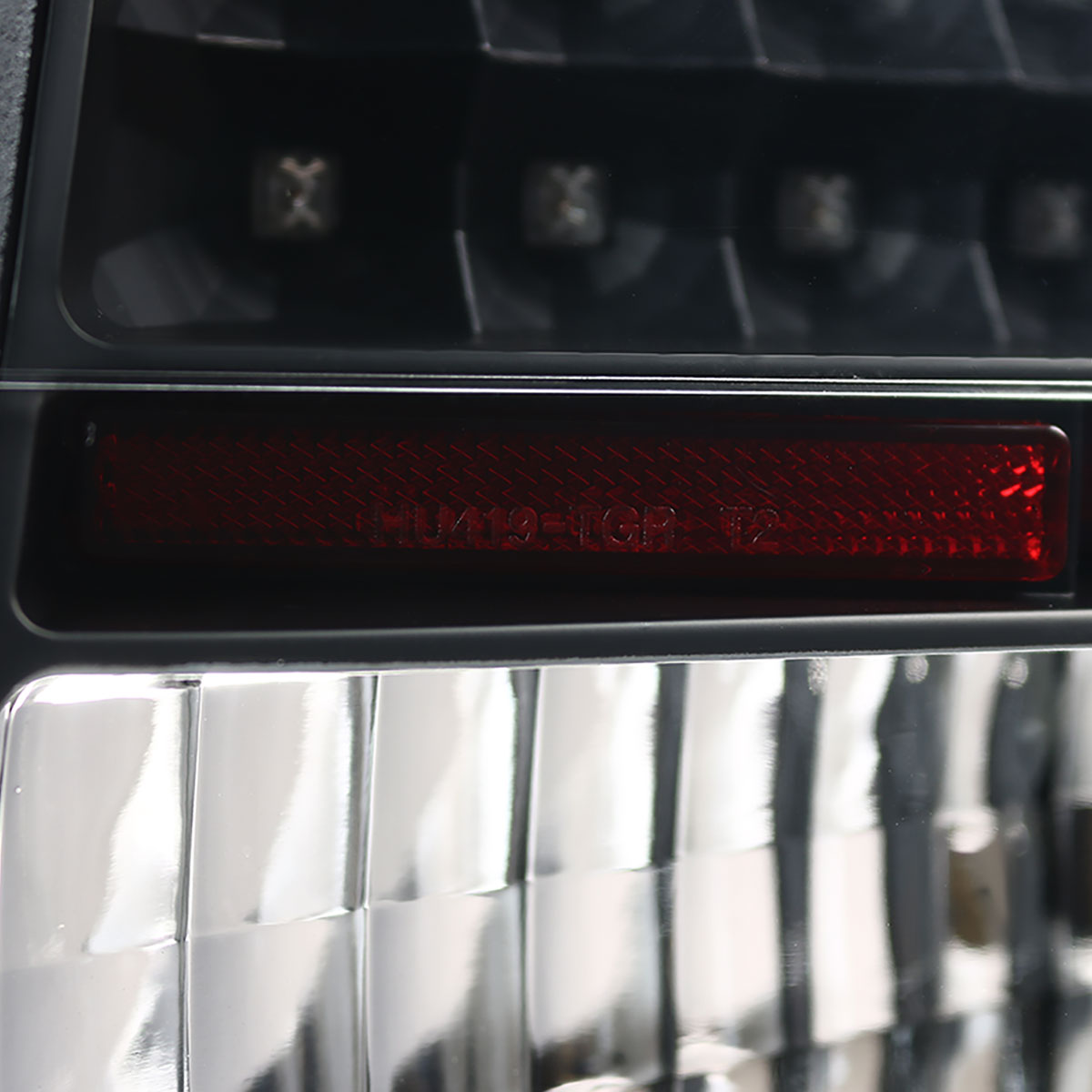 2005-2010 Dodge Charger LED Tail Lights (Matte Black Housing/Clear Lens)
