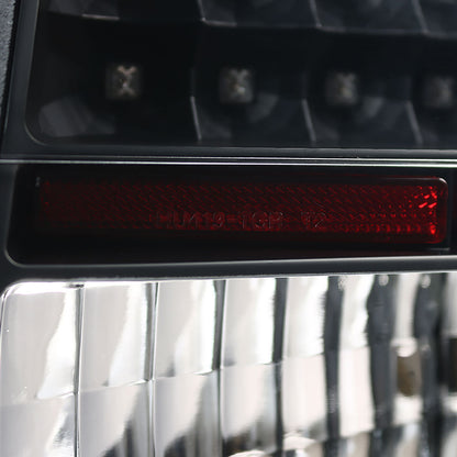 2005-2010 Dodge Charger LED Tail Lights (Matte Black Housing/Clear Lens)