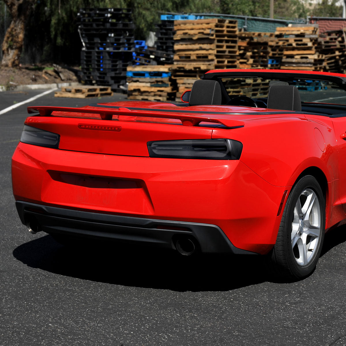 2016-2018 Chevrolet Camaro Full LED Sequential Tail Light (Glossy Black Housing / Smoked Lens)