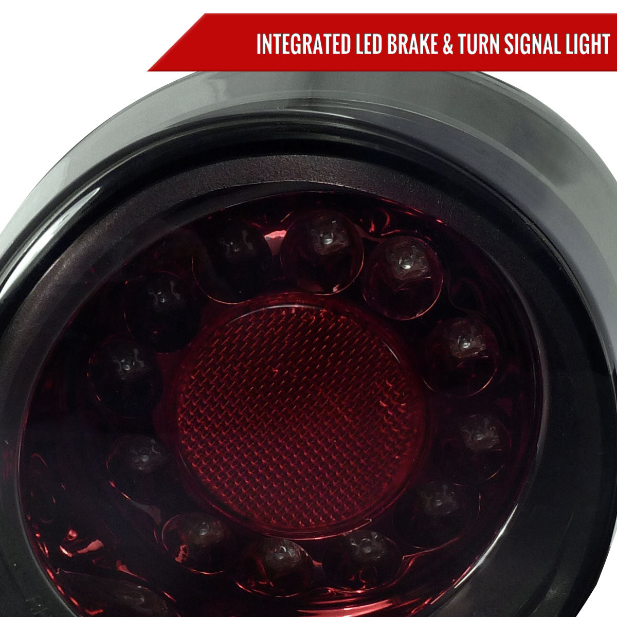 2005-2010 Chevrolet Cobalt Coupe LED Tail Lights & Trunk Reverse Lights (Chrome Housing/Red Smoked Lens)