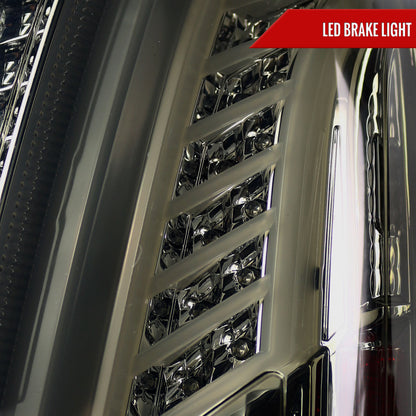 2003-2007 Cadillac CTS LED Tail Lights (Chrome Housing/Smoked Lens)