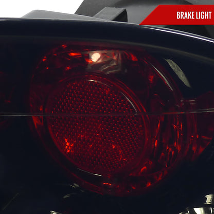 2006-2011 Honda Civic Sedan Tail Lights (Glossy Black Housing/Smoked Lens)