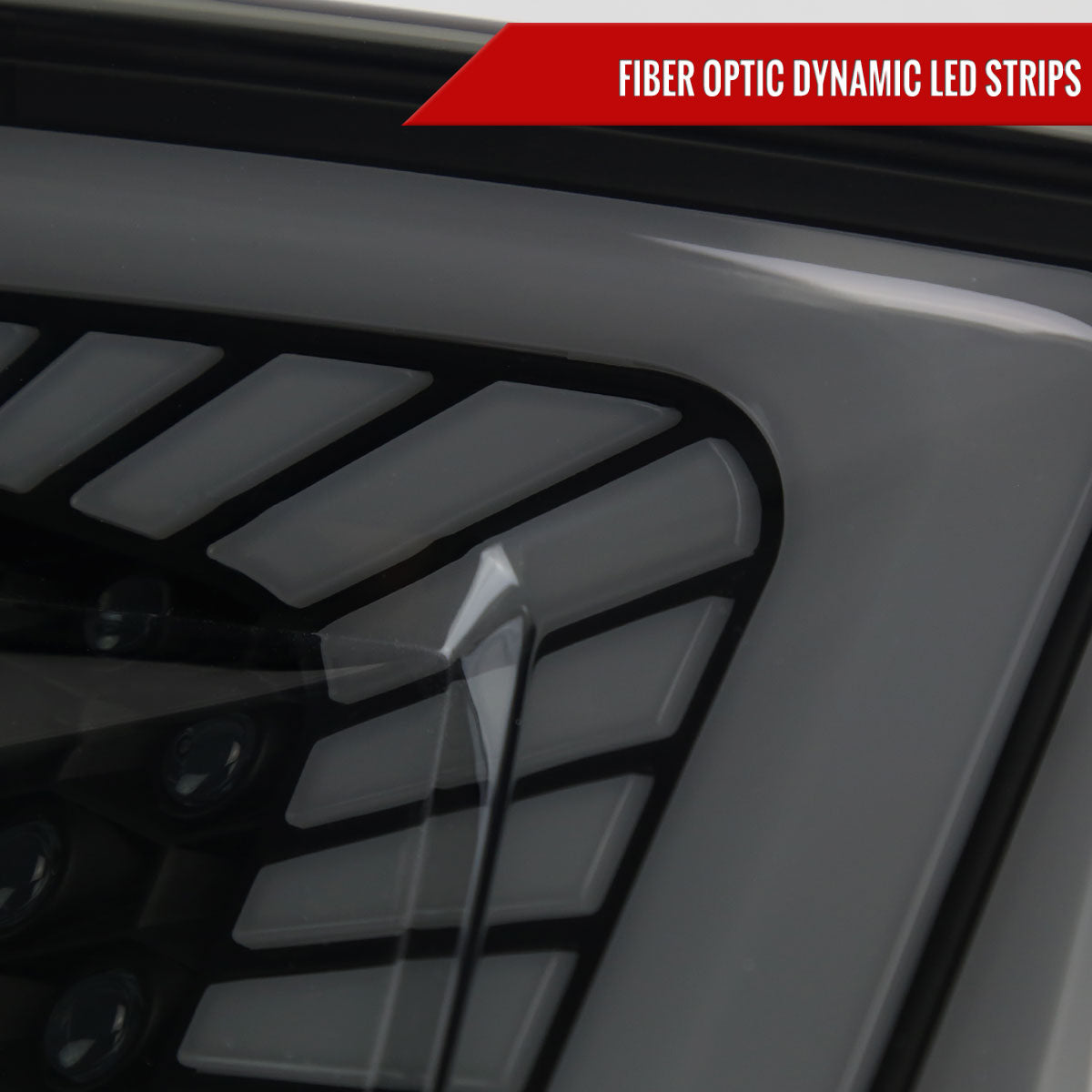 2017-2021 Honda Civic Hatchback Sequential Turn Signal LED Tail Lights (Black Housing/Smoked Lens)