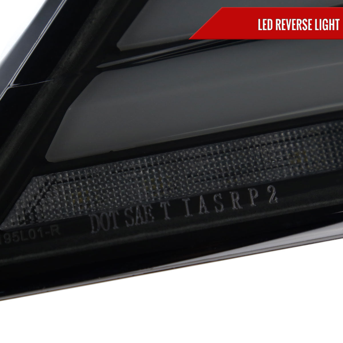 2017-2021 Honda Civic Hatchback Sequential Turn Signal LED Tail Lights (Black Housing/Smoked Lens)
