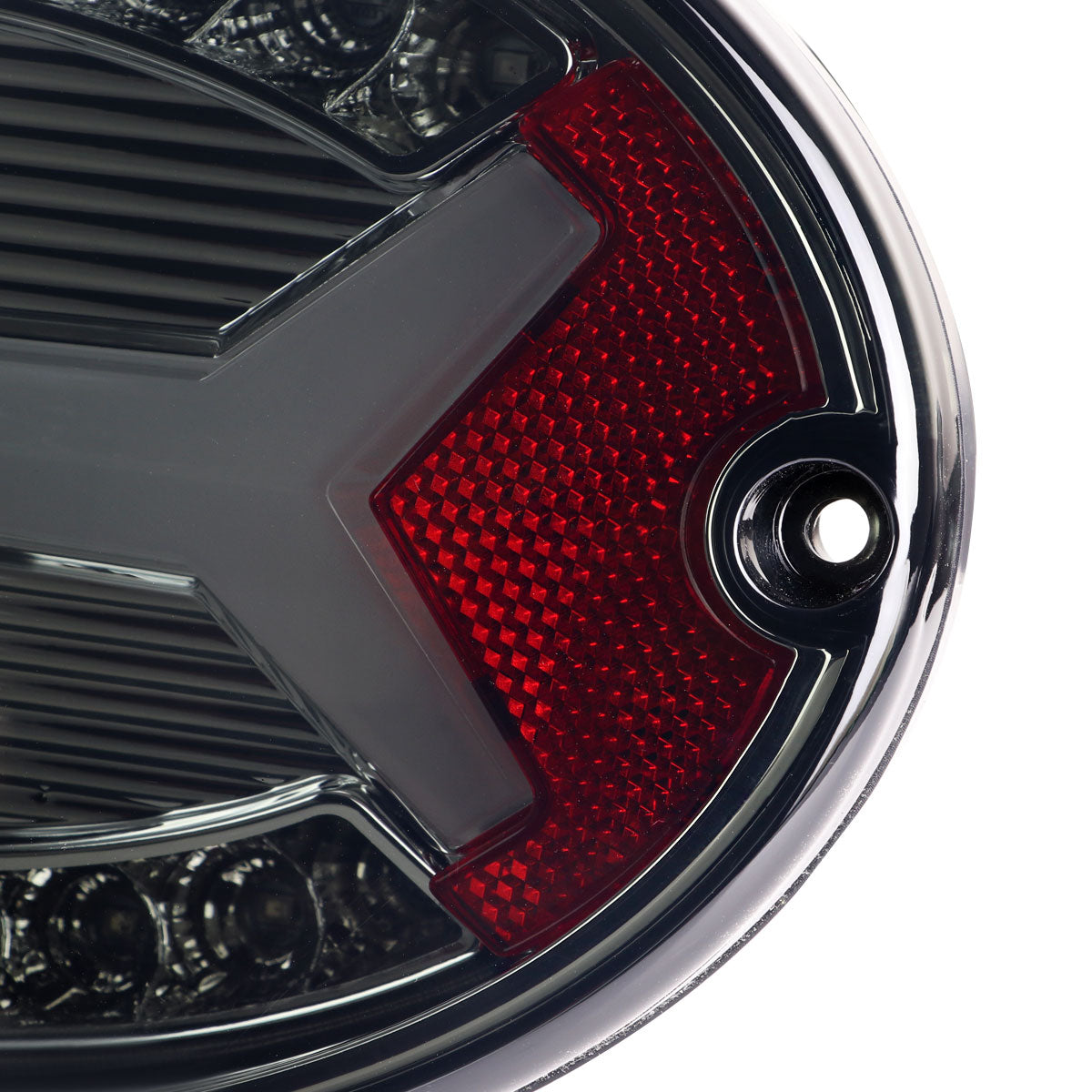 1997-2004 Chevrolet Corvette C5 4 PC White LED Bar Tail Lights (Chrome Housing/Dark Smoked Lens)